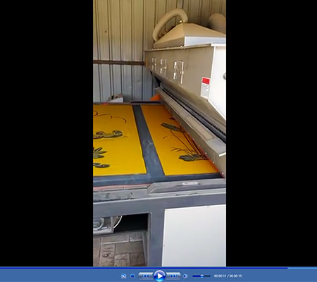 百超全自動(dòng)玻璃噴砂機(jī)操作視頻